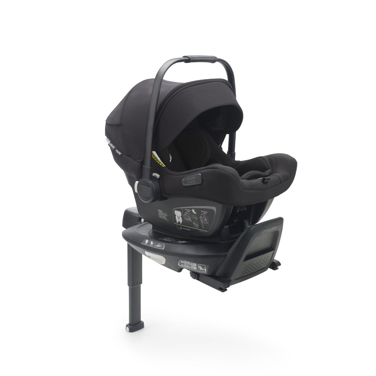 Bugaboo Turtle Air by Nuna Car Seat + 360 Rotating Base - Black