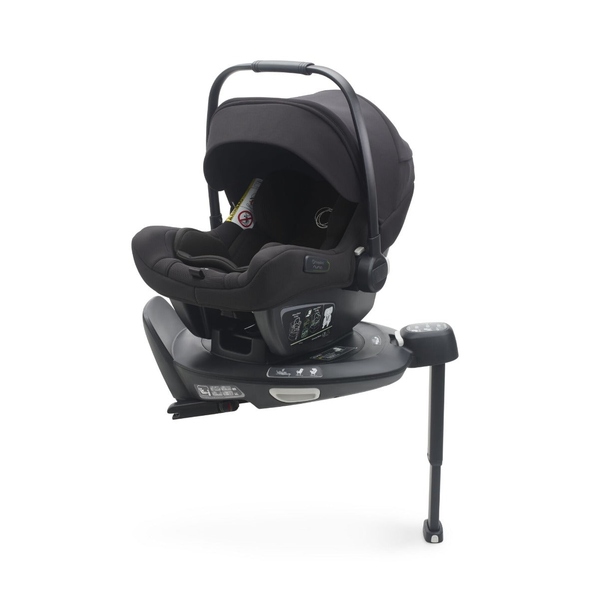 Bugaboo Turtle Air by Nuna Car Seat + 360 Rotating Base - Black