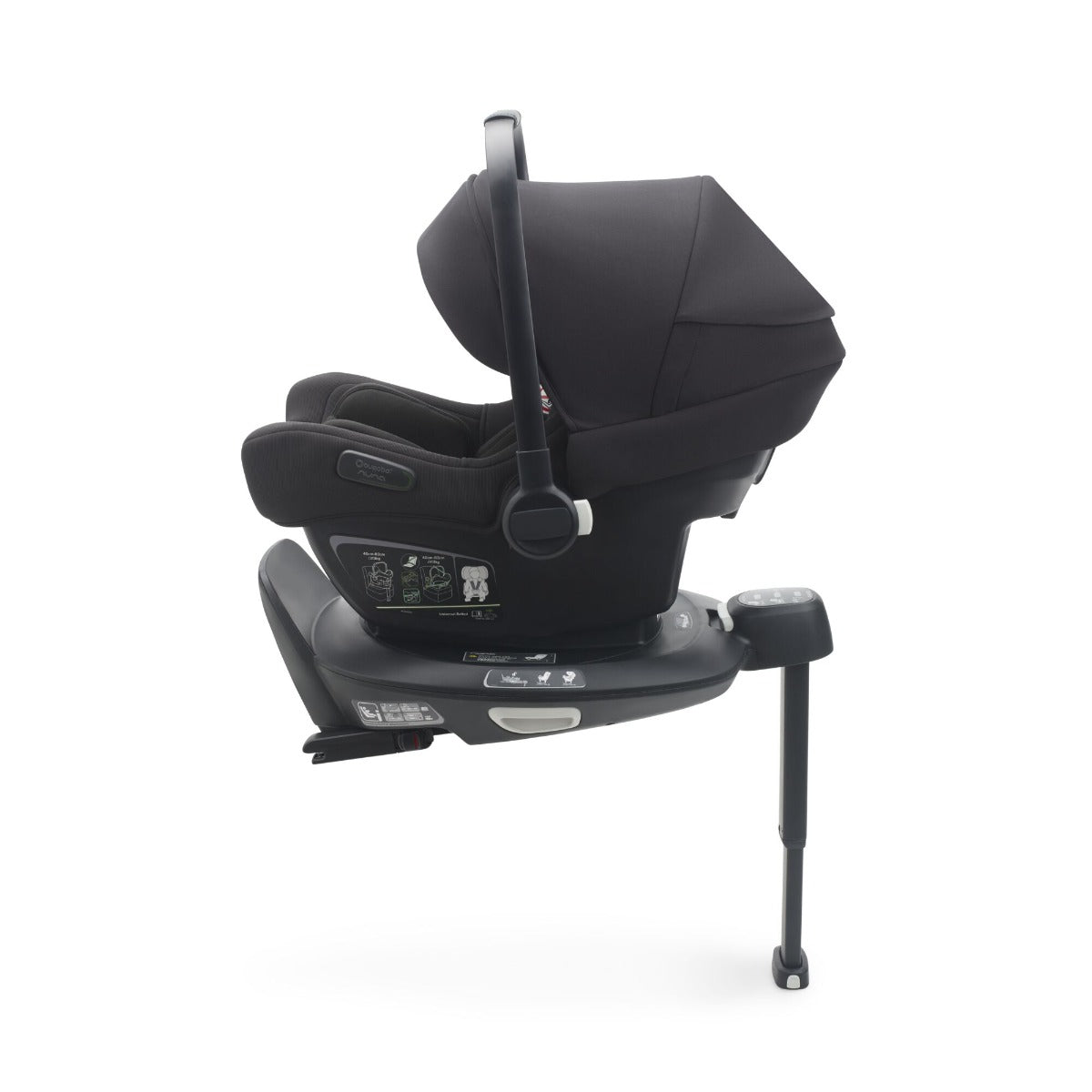 Bugaboo Turtle Air by Nuna Car Seat + 360 Rotating Base - Black