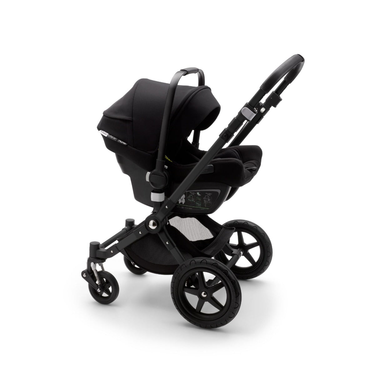 Bugaboo Turtle Air by Nuna Car Seat + 360 Rotating Base - Black