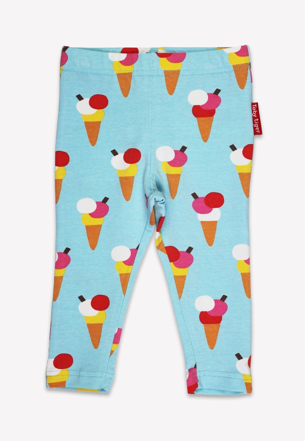 Toby Tiger Organic Ice Cream Cones Print Leggings