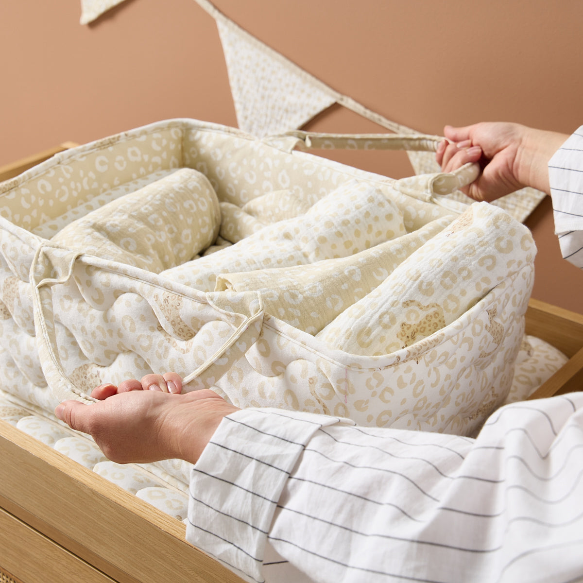 Tutti Bambini Nappy Caddy - Love Cats