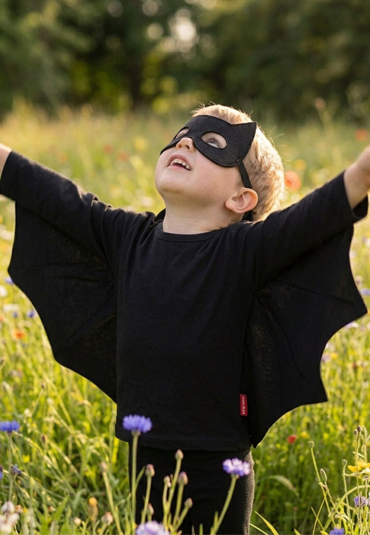 Organic Batwing T-Shirt & Mask Costume Set