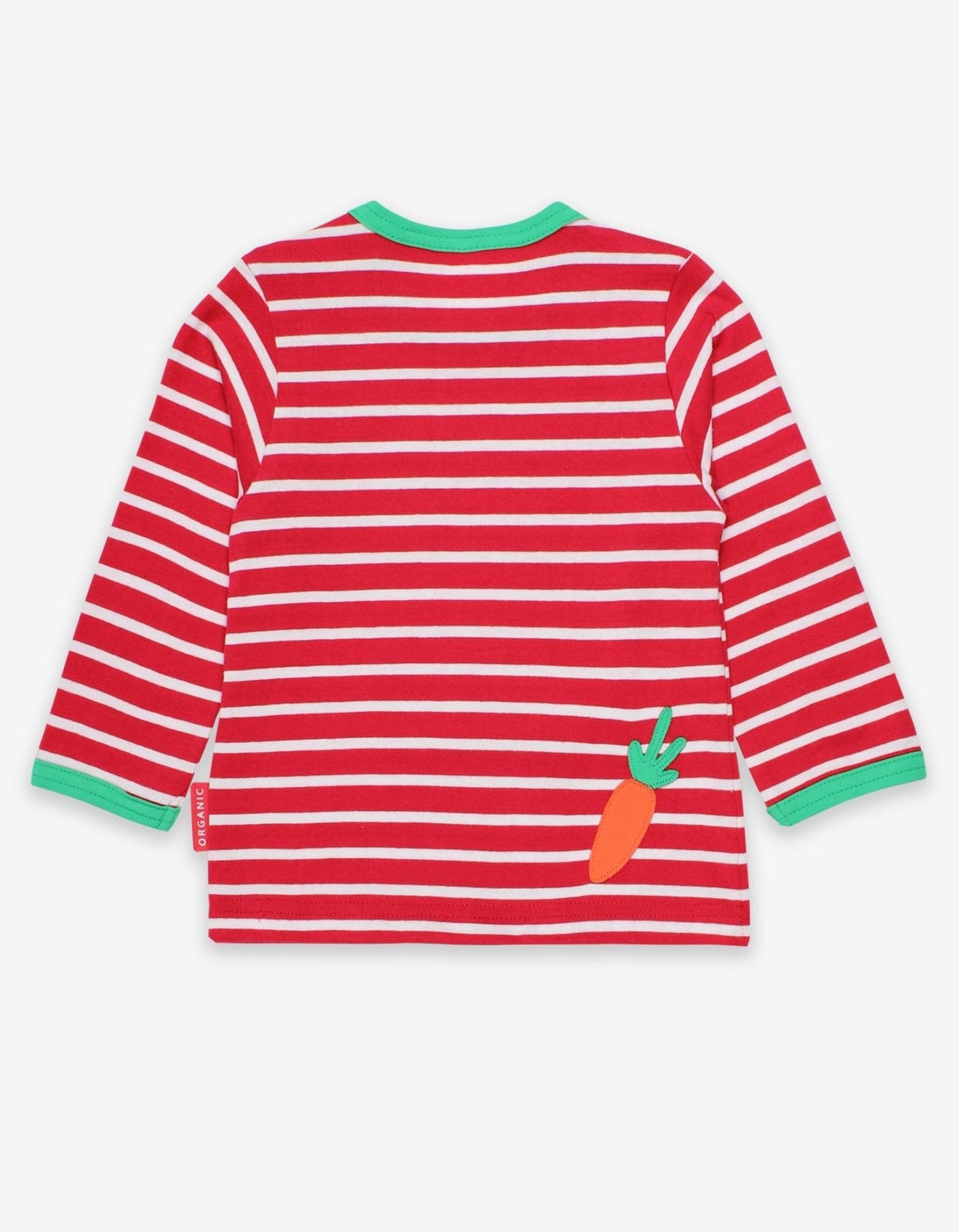 Toby Tiger Organic Frog Applique Long-Sleeved T-Shirt