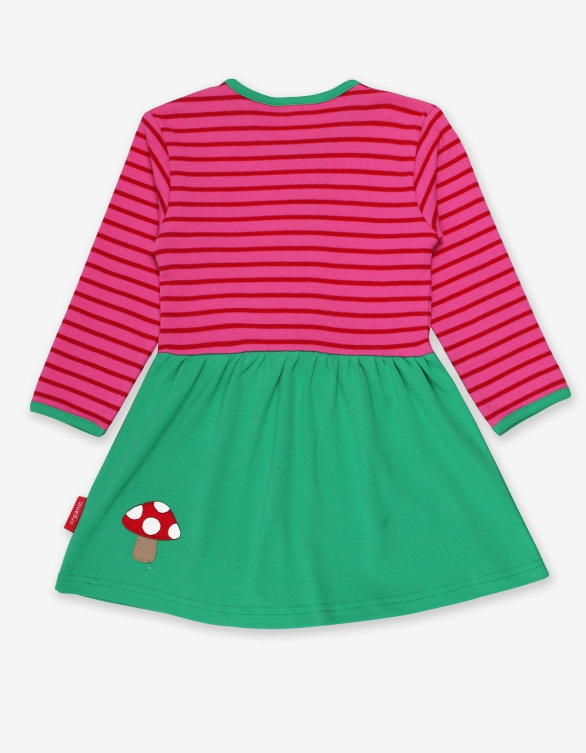 Toby Tiger Organic Fawn Applique Twirl Dress