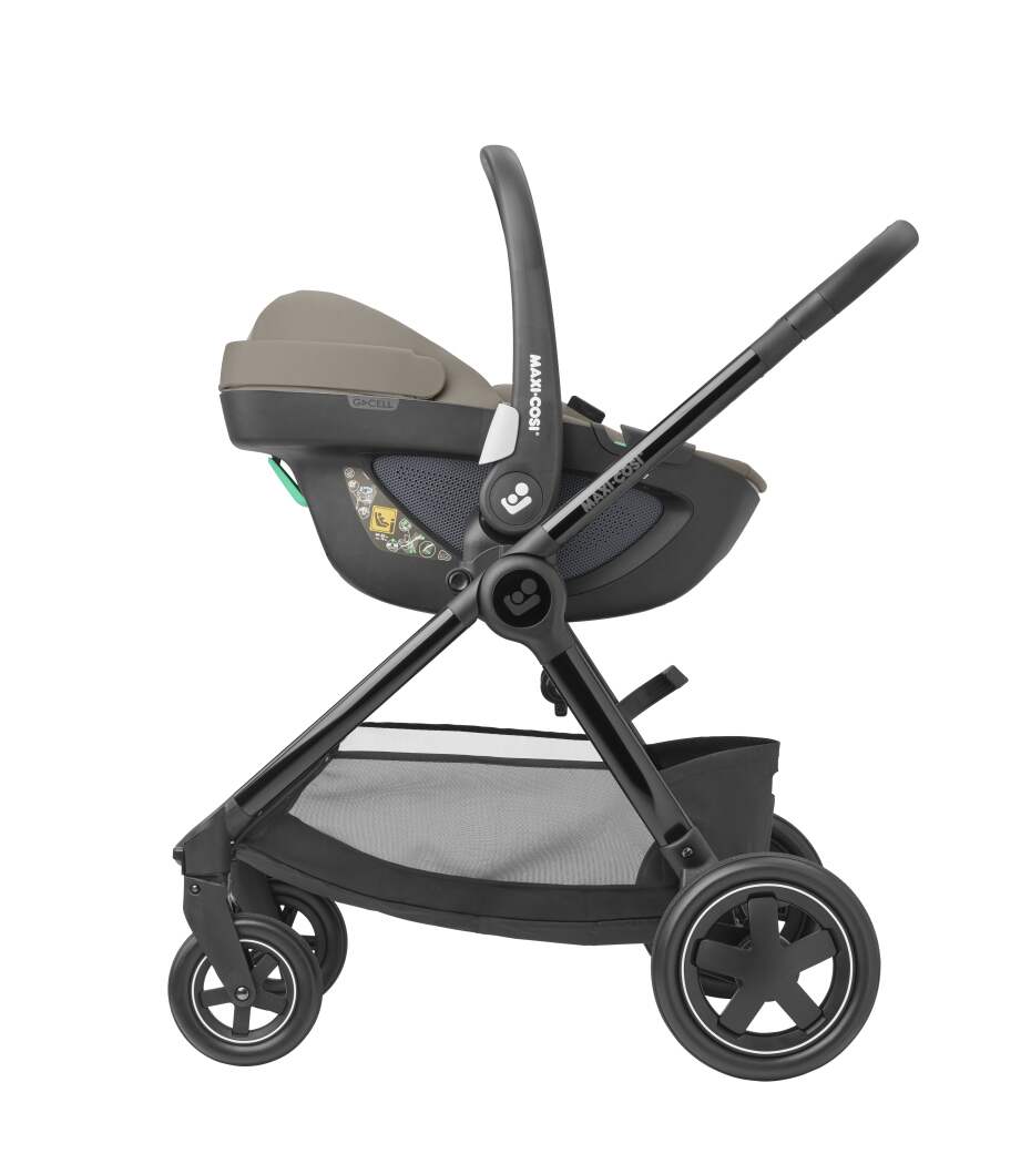Maxi-Cosi Adorra Luxe Travel System with Base - Twillic Truffle