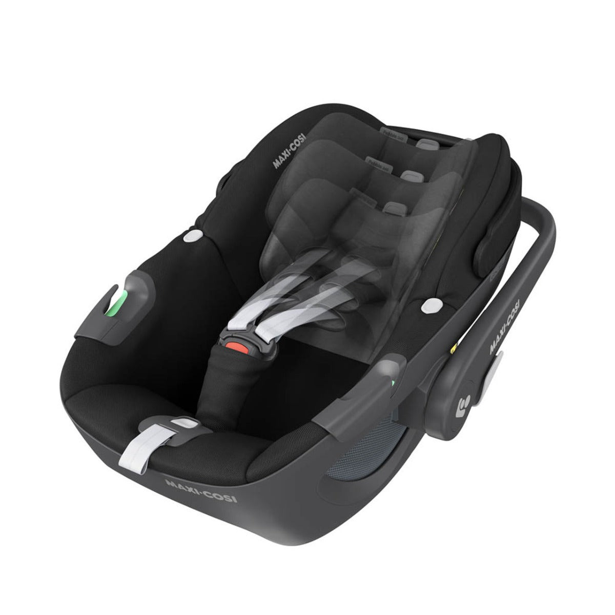 iCandy Peach 7 Double Pushchair Travel System Bundle with Maxi-Cosi Pebble 360 iSize Car Seat & Base - Truffle
