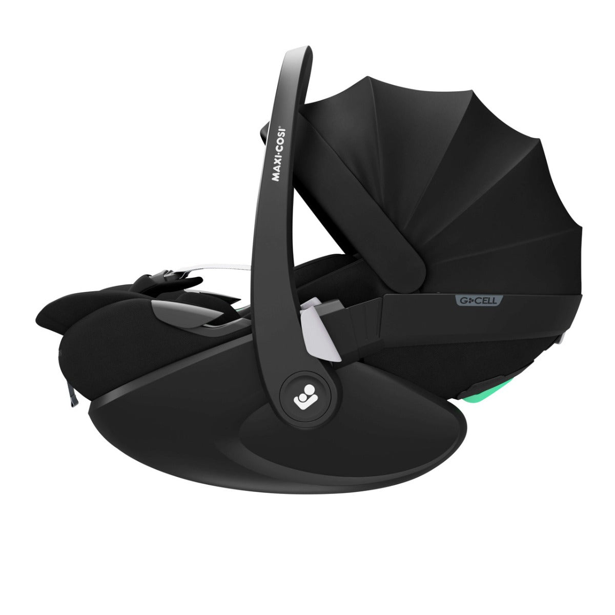 iCandy Peach 7 Twin Pushchair Travel System Bundle with Maxi-Cosi Pebble 360 Pro2 iSize Car Seat & Base - Black Edition