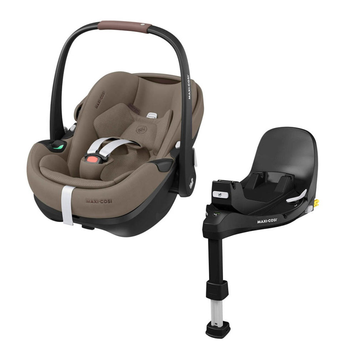 Maxi-Cosi Pebble 360 Pro2 Car Seat + FamilyFix 360 Pro Base - Twillic Truffle