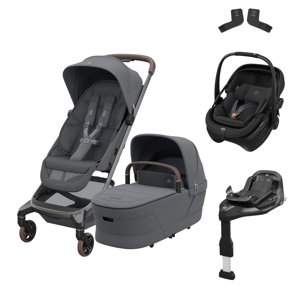 Maxi-Cosi Fame Cabin Zero G Bundle - Moon Graphite