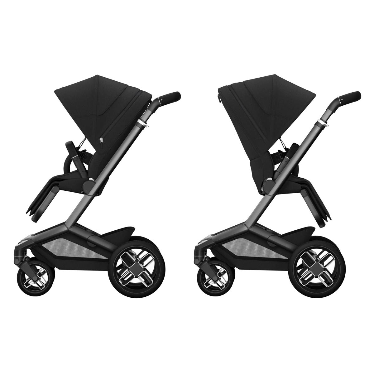 Maxi-Cosi Fame Pushchair + Carrycot - Twillic Black