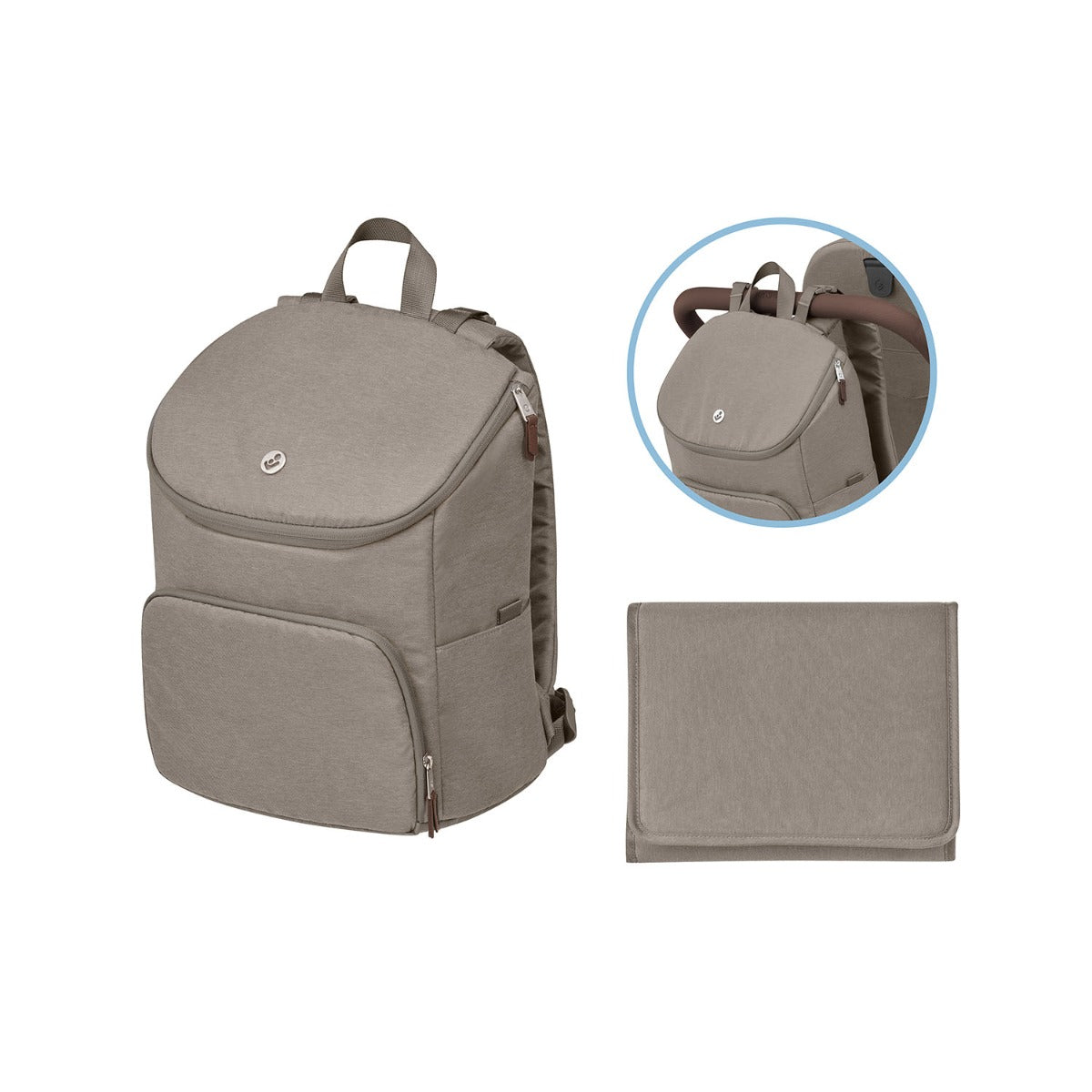 Maxi-Cosi Oxford Pebble S 9 Piece Select Bundle - Twillic Truffle