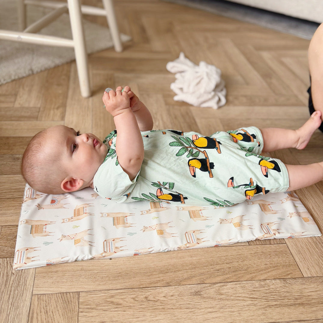 Travel Changing Mat - Alpacas