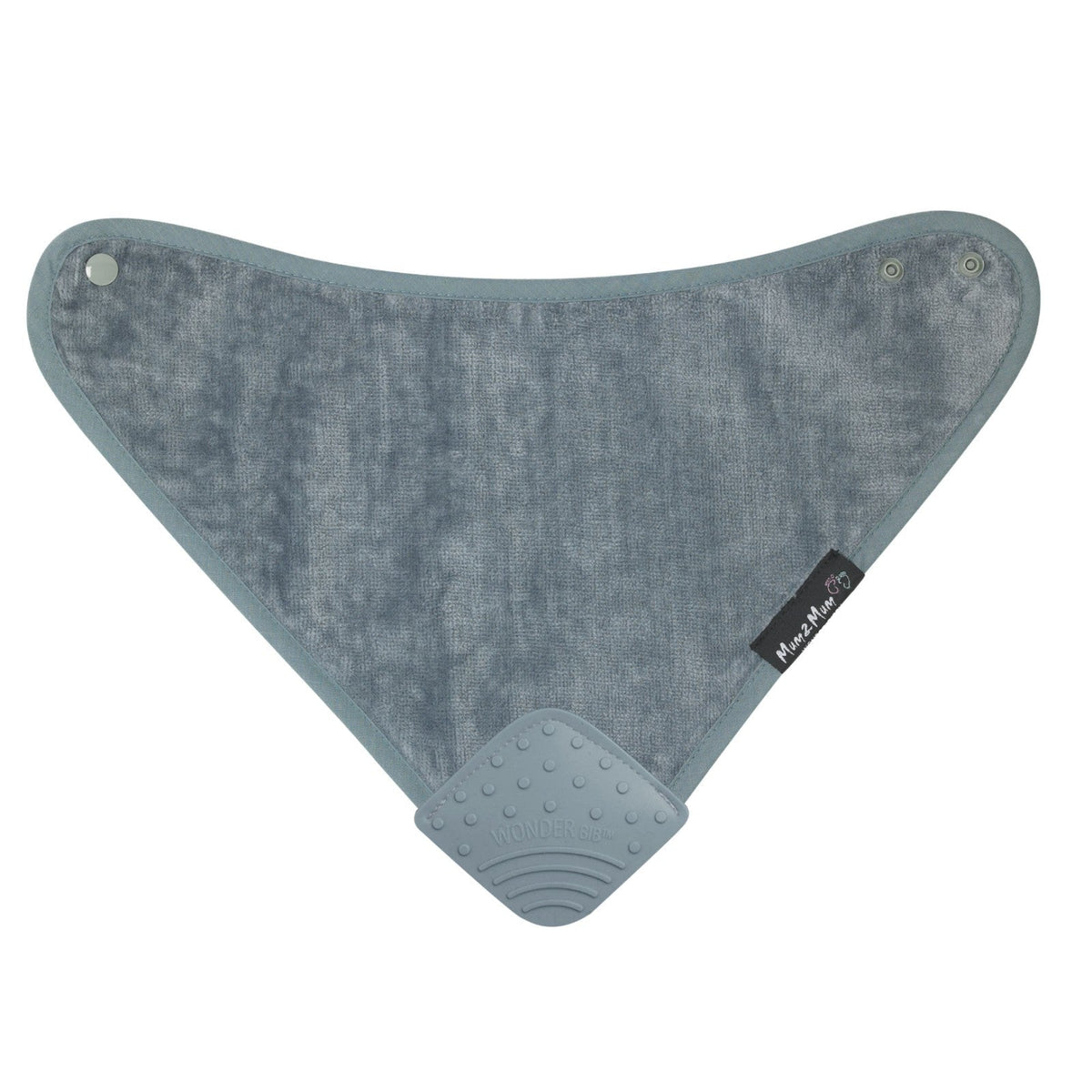 Mum 2 Mum Teething Bandana Wonder Bib - Grey