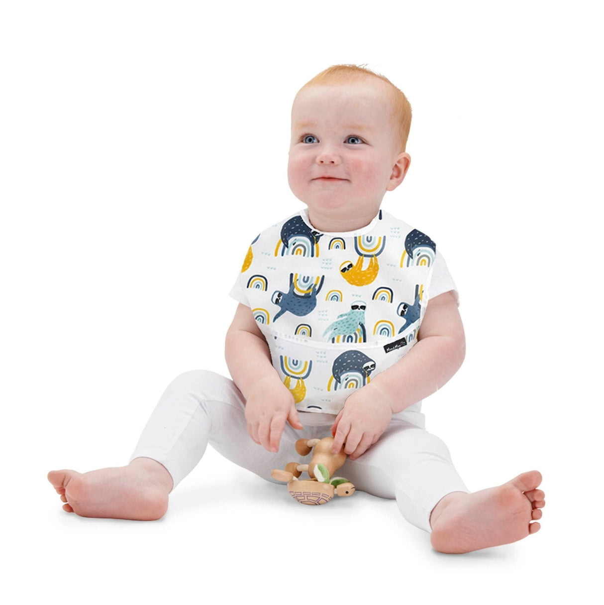 Mum 2 Mum Waterproof Wonder Bib - 2 Pack - Hearts & Cactus
