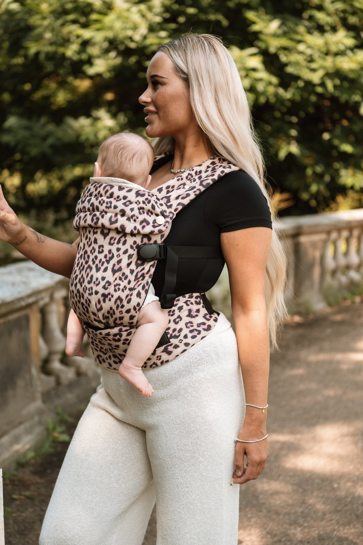 Nomad Air Animal Print Baby Carrier - Dusky Leopard