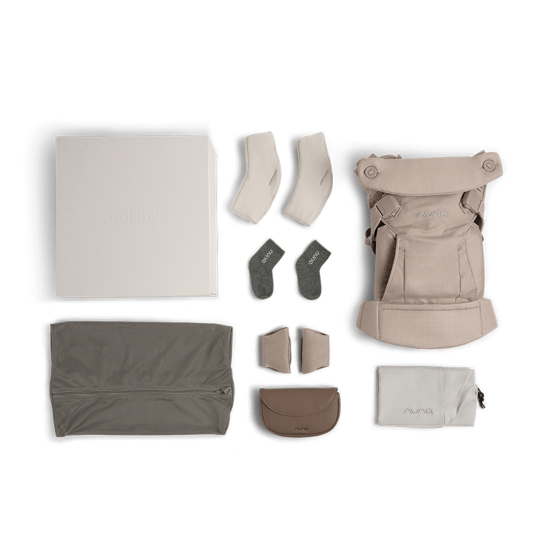 Nuna CUDL Luxe Cashmere Baby Carrier - Pearl
