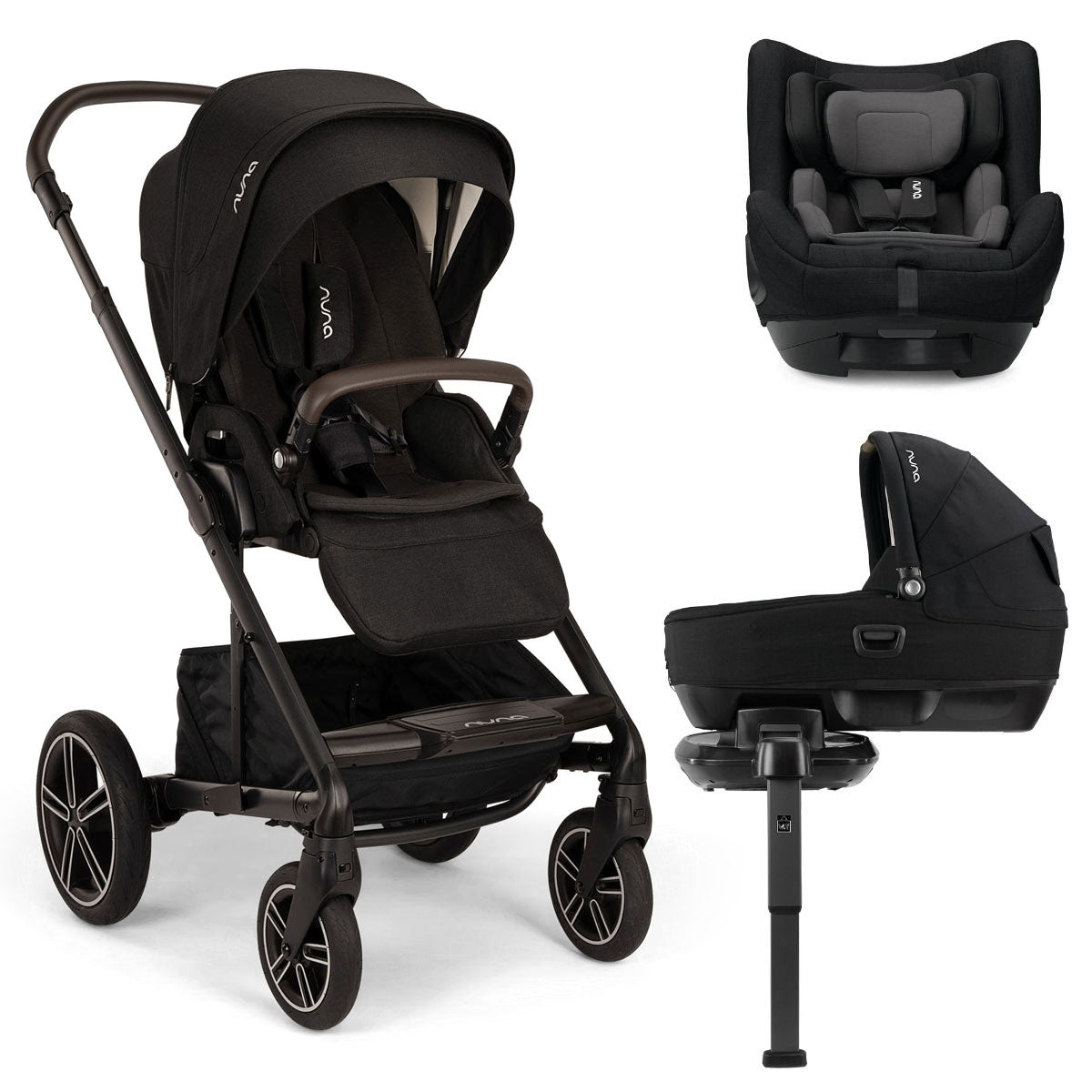 Nuna MIXX Next + CARI + TODL Next Generation Travel System Bundle - Caviar