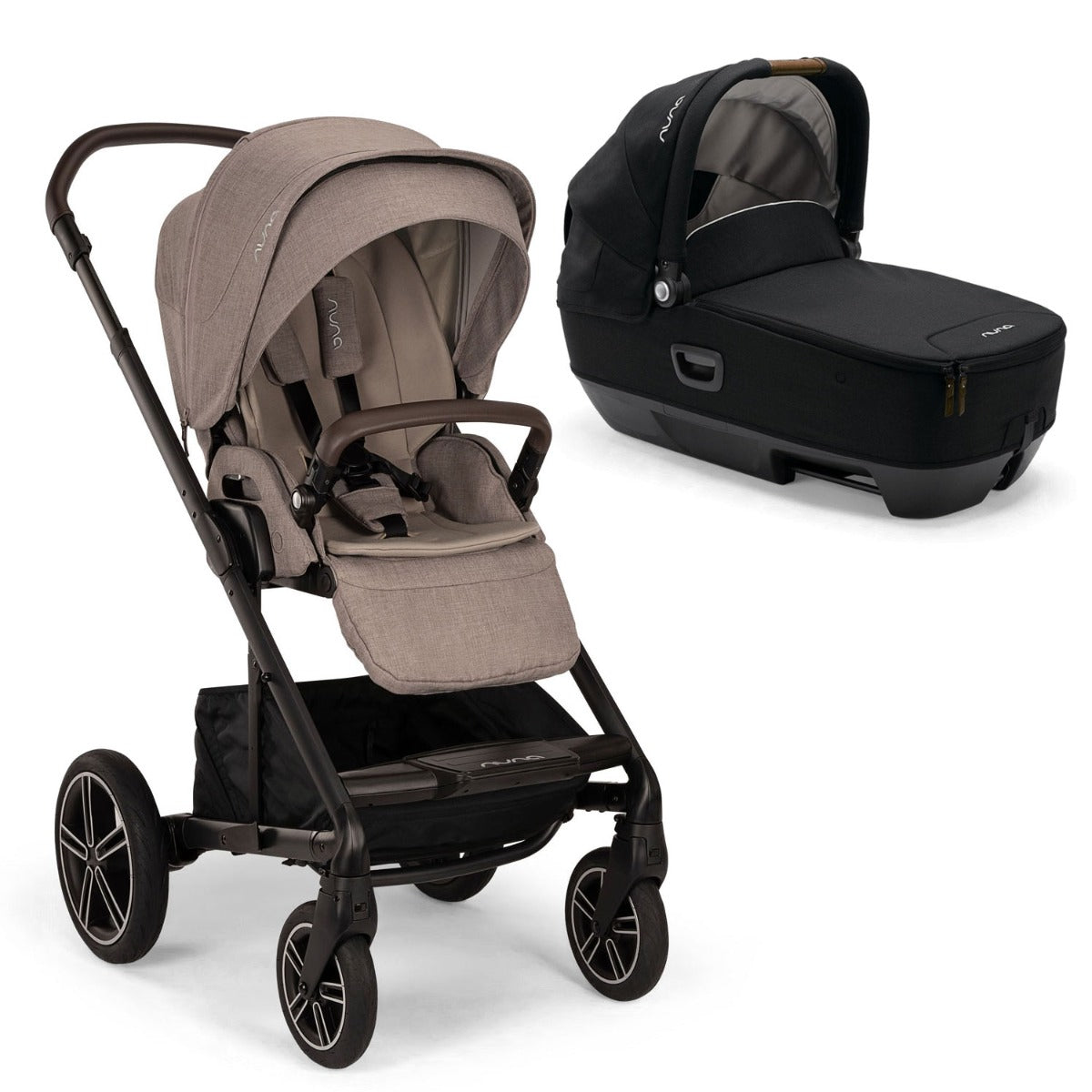 Nuna MIXX Next Pushchair + CARI Carrycot - Cedar
