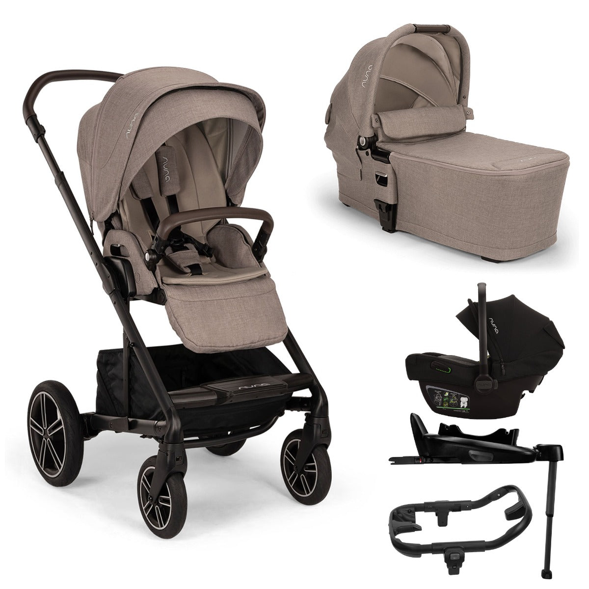 Nuna MIXX Next + PIPA Next Generation Travel System Bundle - Cedar