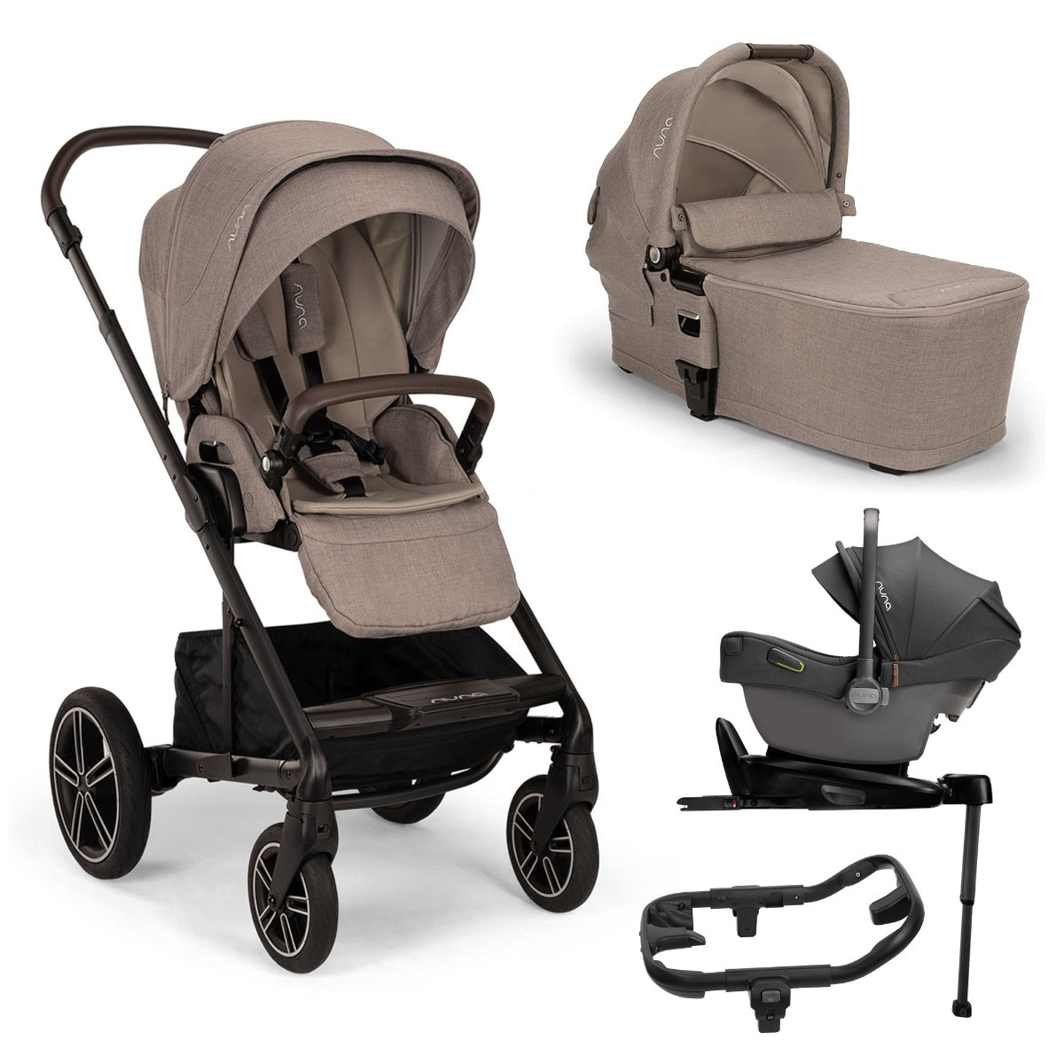 Nuna MIXX Next + PIPA Next Generation Travel System Bundle - Cedar