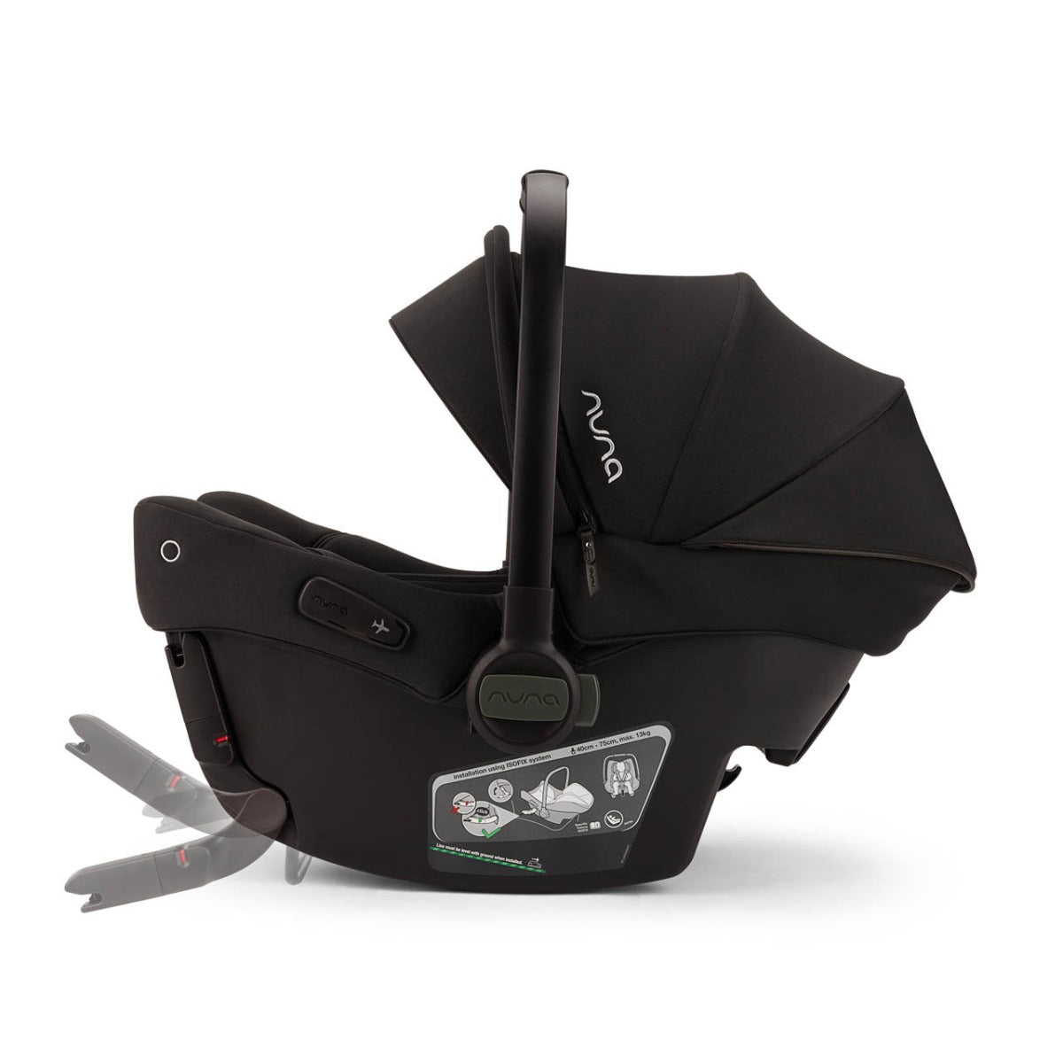 Nuna PIPA URBN i-Size Infant Carrier - Caviar 13