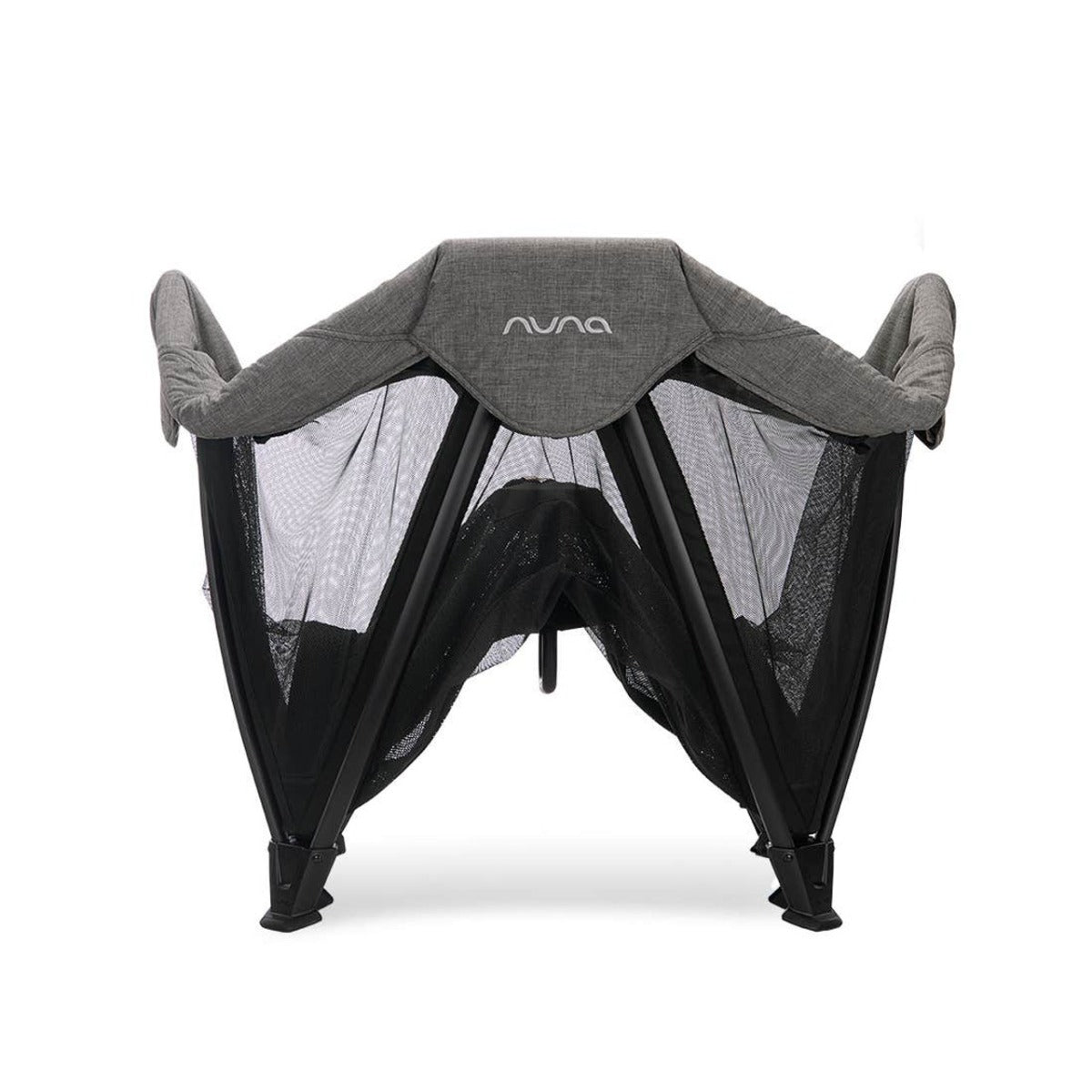 Nuna SENA Aire Travel Cot with Zip On Bassinet - Charcoal