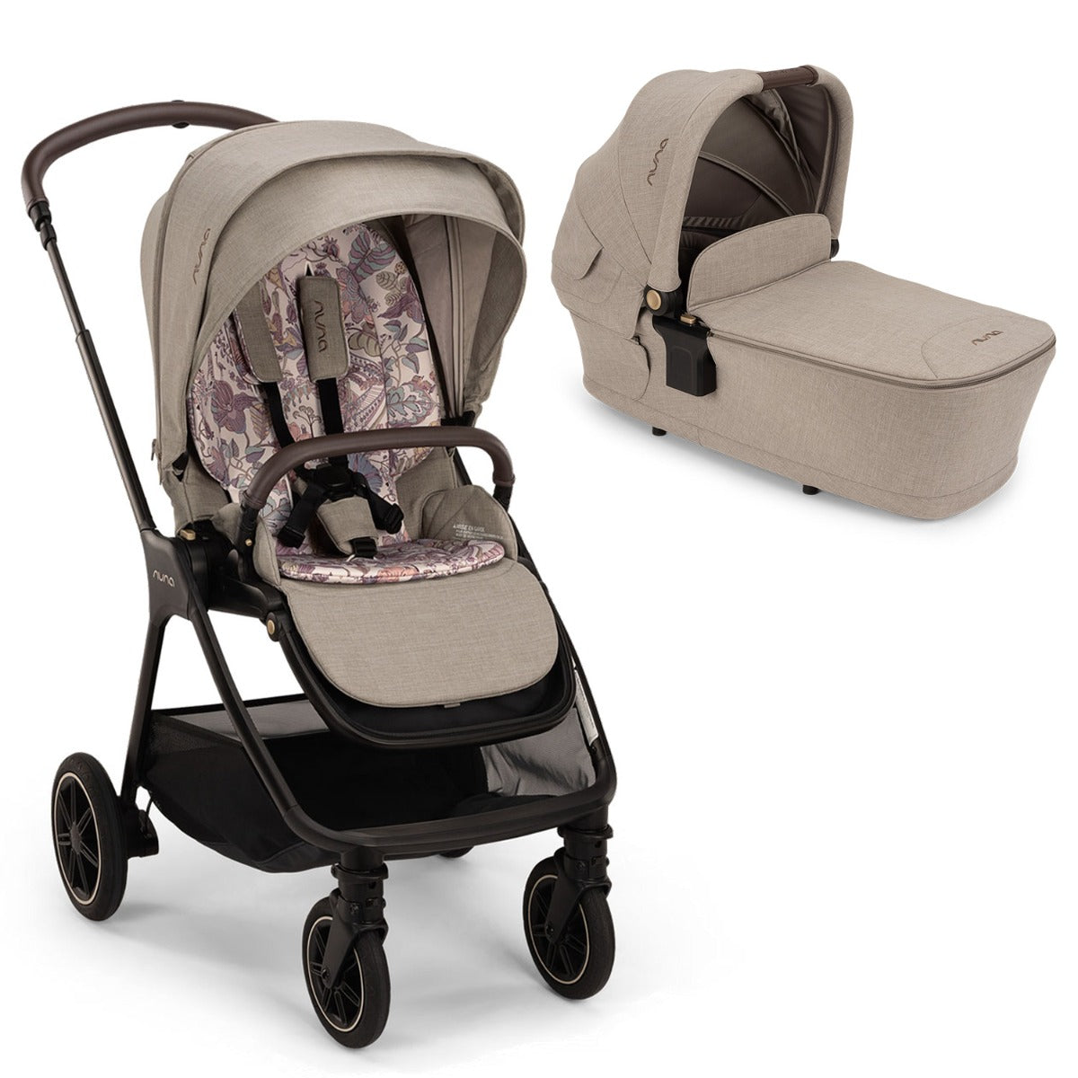 Nuna x Liberty TRIV Next Stroller + LYTL Carrycot - Fantasy Land