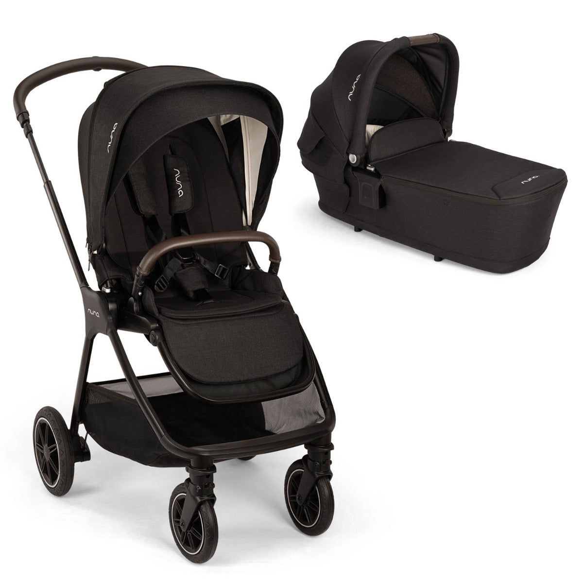 Nuna TRIV Next Stroller + LYTL Carrycot - Caviar