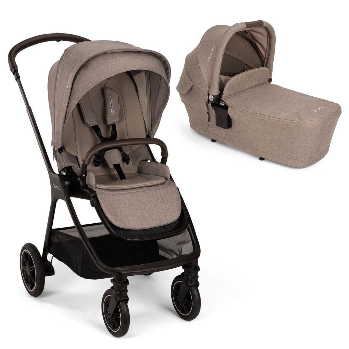 Nuna TRIV Next Stroller + LYTL Carrycot - Cedar