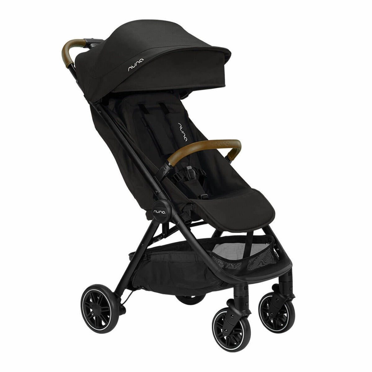 Nuna TRVL Compact Stroller with Raincover & Travel Bag - Caviar
