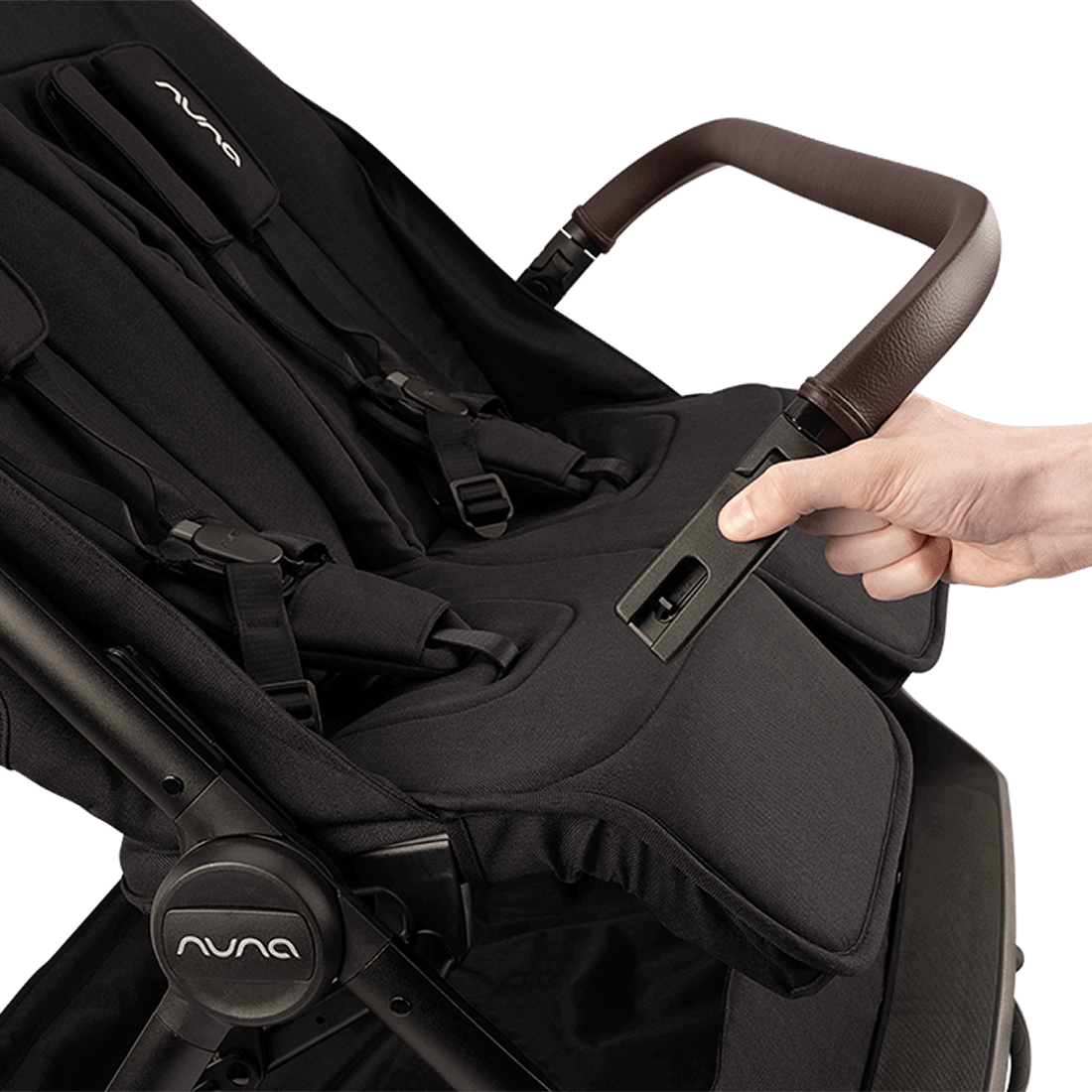 Nuna TRVL Dubl Stroller - Caviar