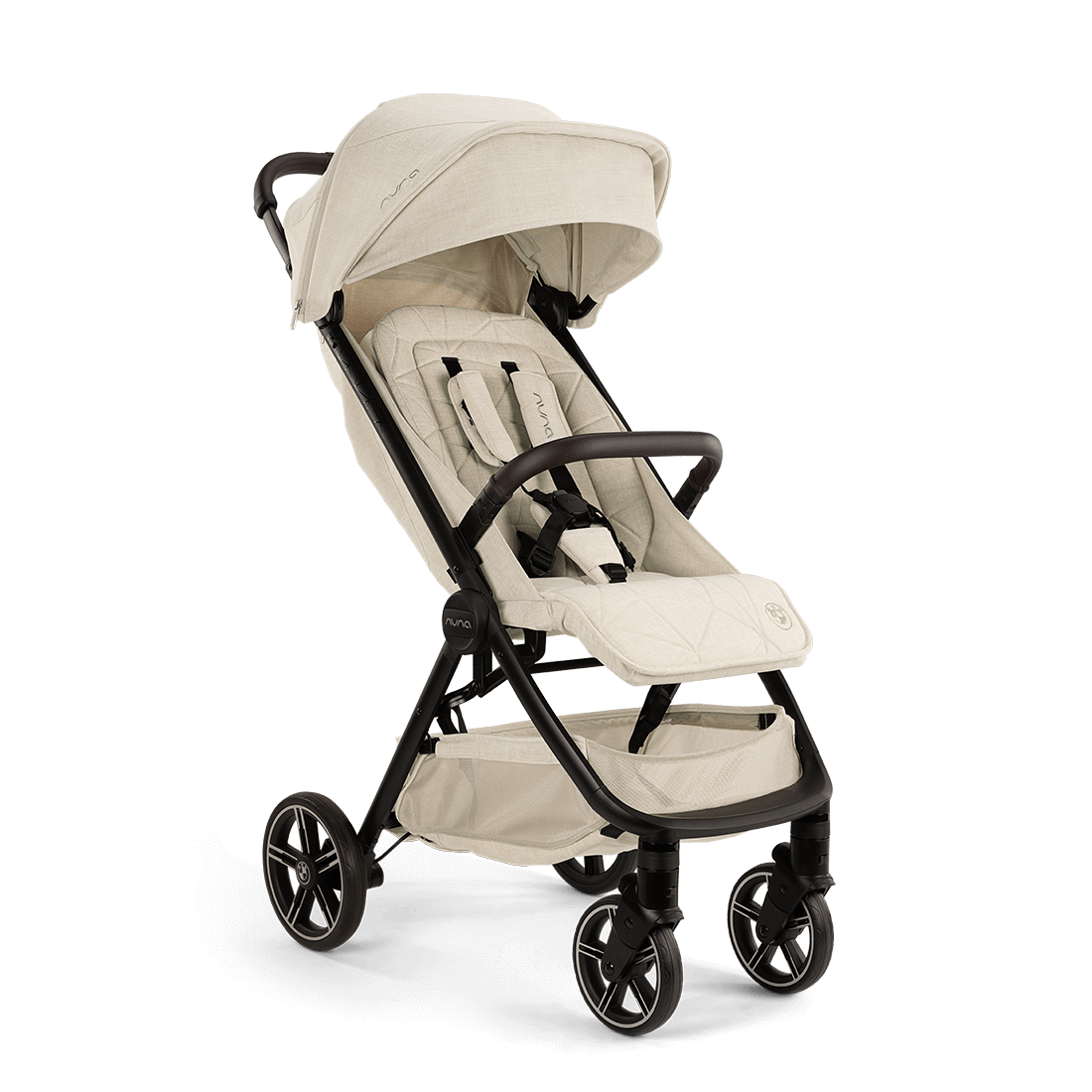 Nuna TRVL LX BMW Collection Compact Stroller with Raincover & Travel Bag - Mica