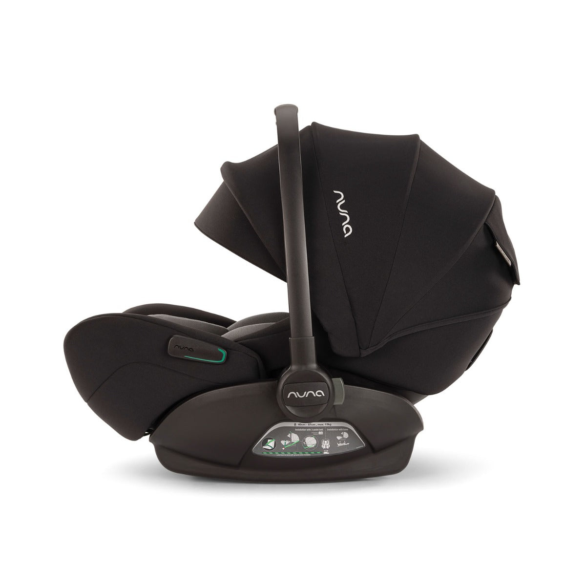 Nuna TRIV Next with ARRA Flex & Base Curv Travel System Bundle - Caviar