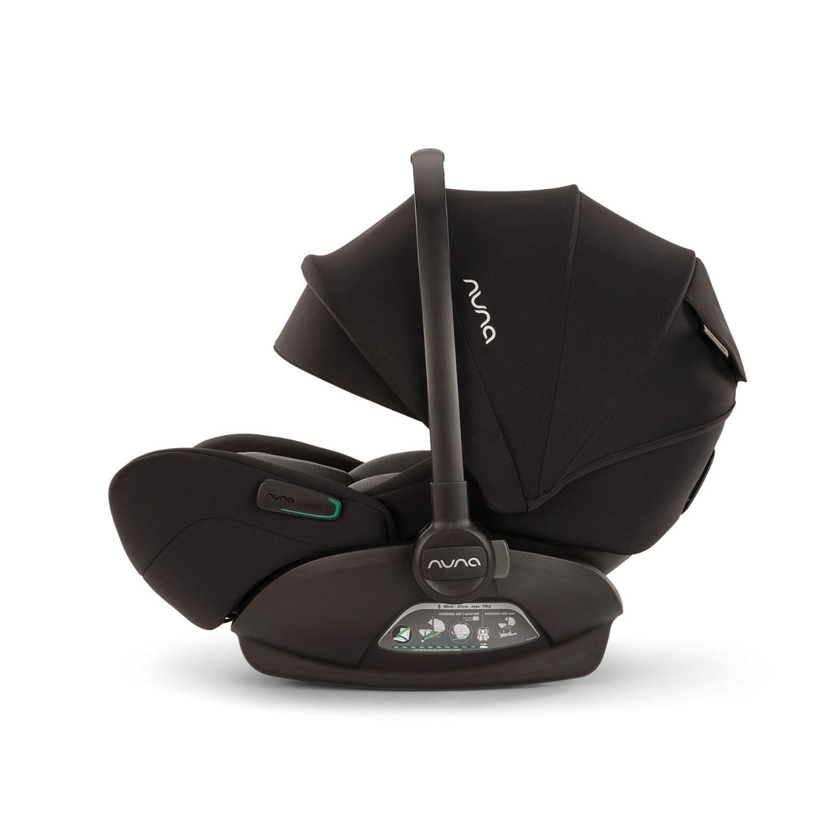 Nuna TRIV Next with ARRA Flex & Base Curv Travel System Bundle - Caviar