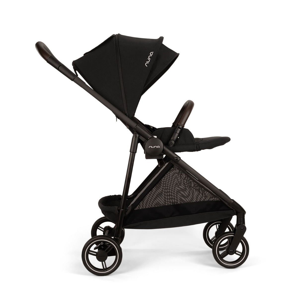 Nuna IXXA Next Compact Stroller + LYTL Carrycot - Caviar