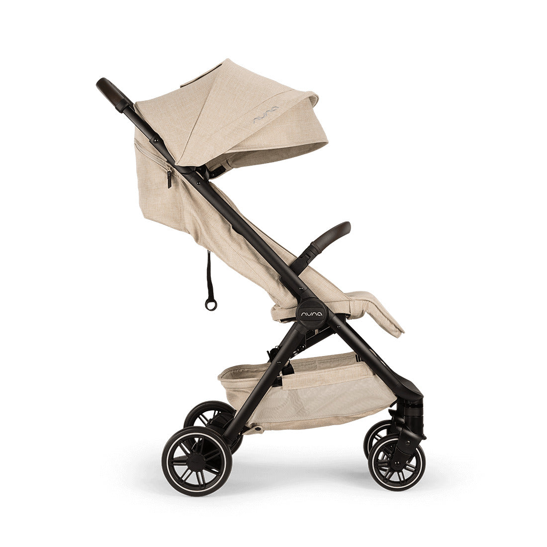 Nuna TRVL Compact Stroller with Raincover & Travel Bag - Biscotti