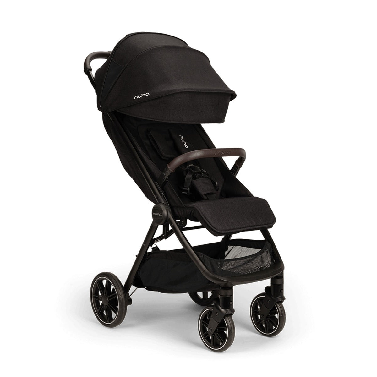 Nuna TRVL LX Compact Stroller with Raincover & Travel Bag - Caviar