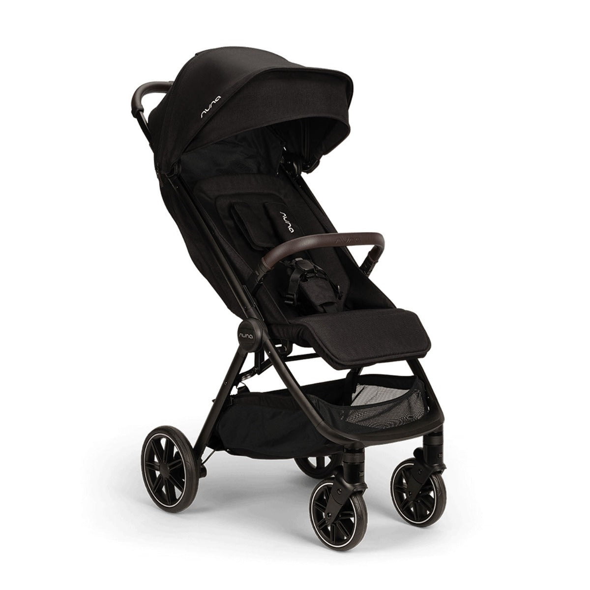 Nuna TRVL LX Compact Stroller with Raincover & Travel Bag - Caviar
