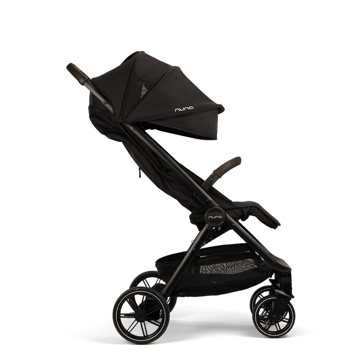 Nuna TRVL LX Compact Stroller with Raincover & Travel Bag - Caviar