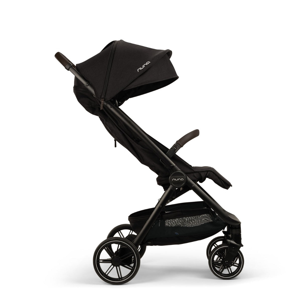 Nuna TRVL LX Compact Stroller with Raincover & Travel Bag - Caviar