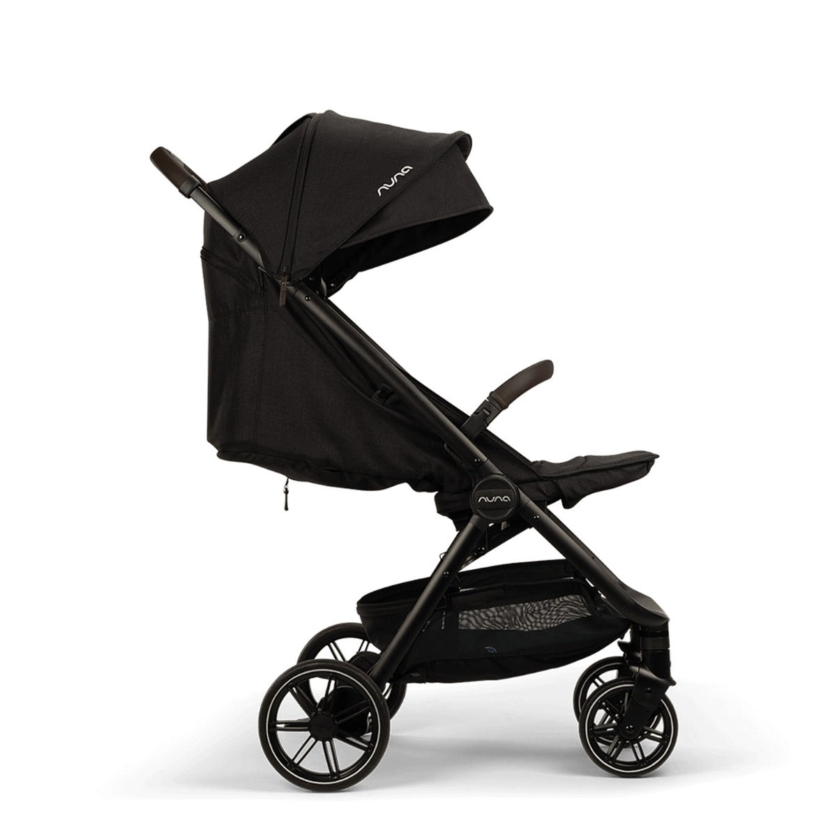 Nuna TRVL LX Compact Stroller with Raincover & Travel Bag - Caviar