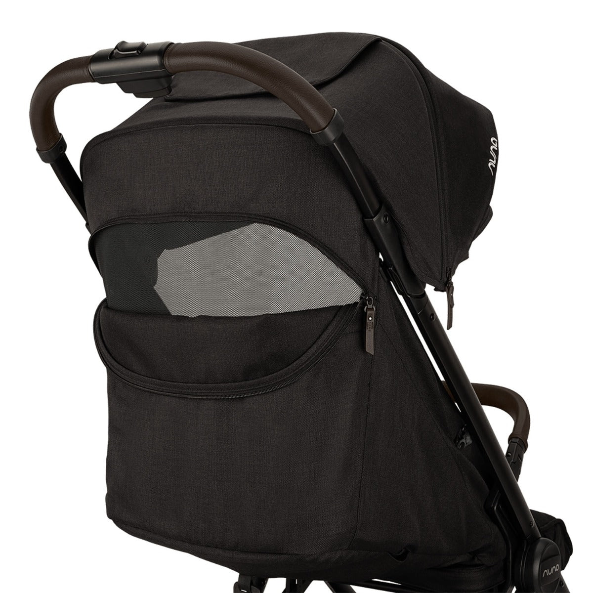 Nuna TRVL LX Compact Stroller with Raincover & Travel Bag - Caviar
