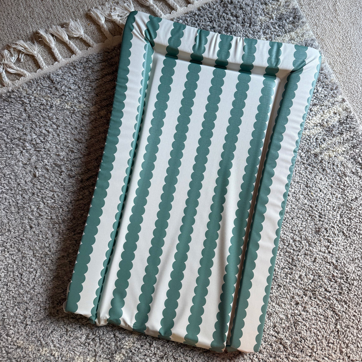 Obaby Changing Mat - Ocean Scallop Stripe