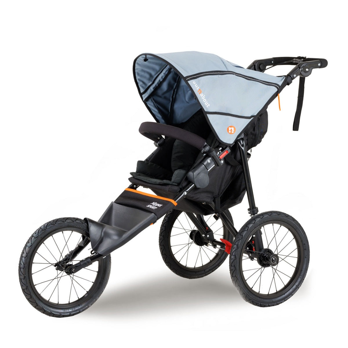 Out n About Nipper Sport V5 Single Pushchair - Rocksalt Grey