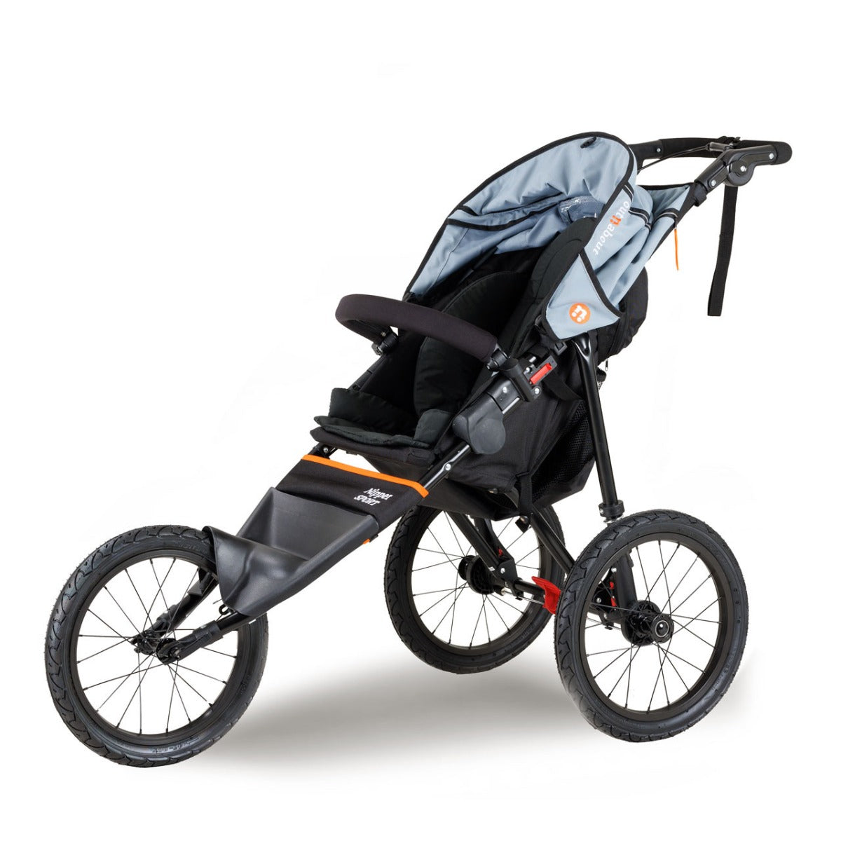 Out n About Nipper Sport V5 Single Pushchair - Rocksalt Grey