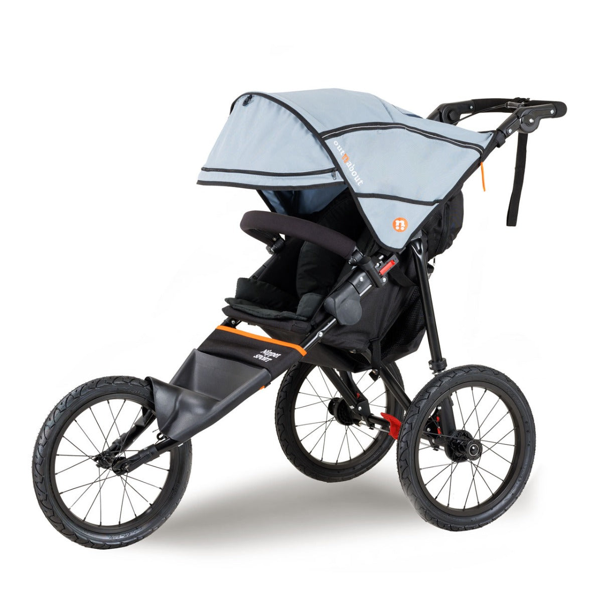 Out n About Nipper Sport V5 Single Pushchair - Rocksalt Grey