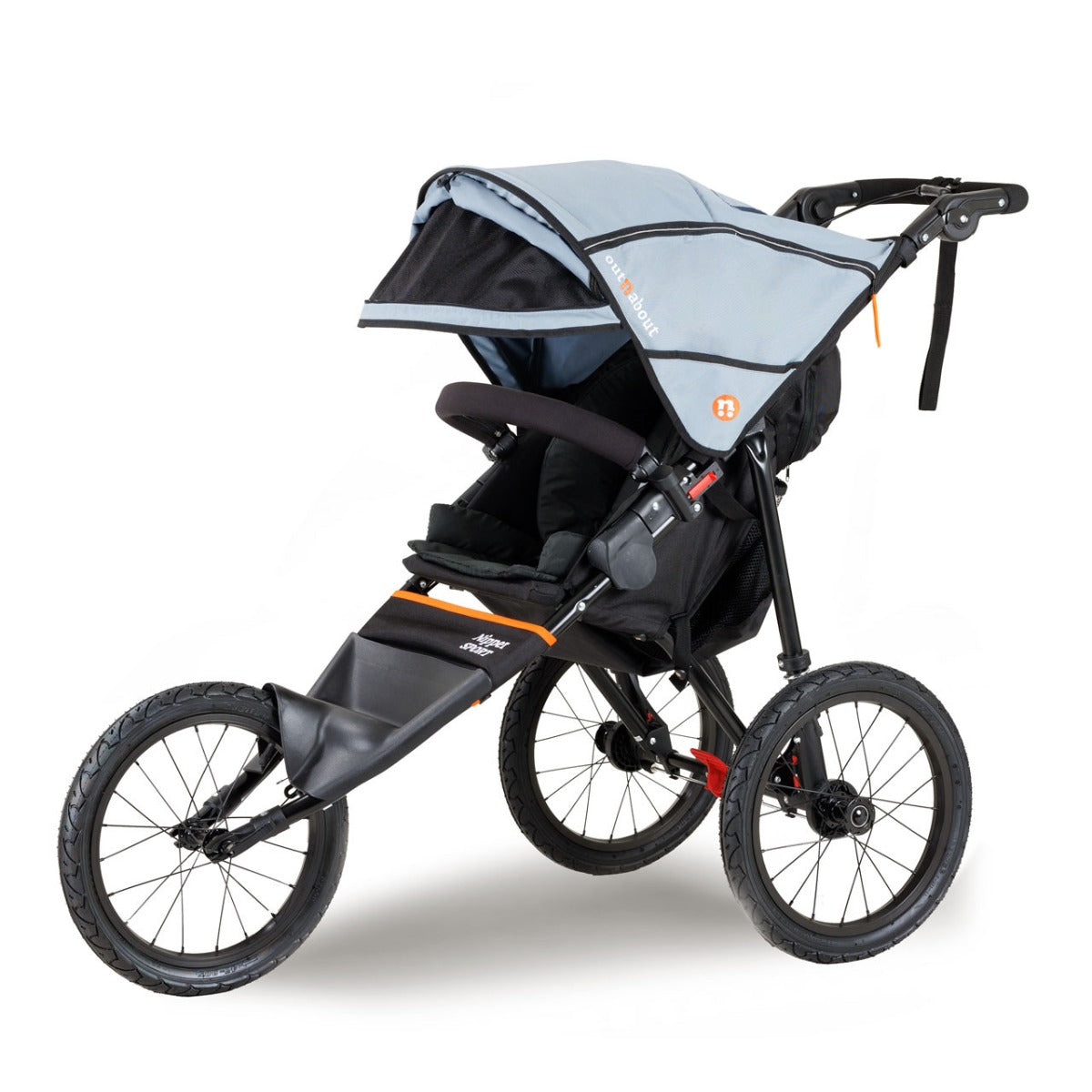 Out n About Nipper Sport V5 Single Pushchair - Rocksalt Grey