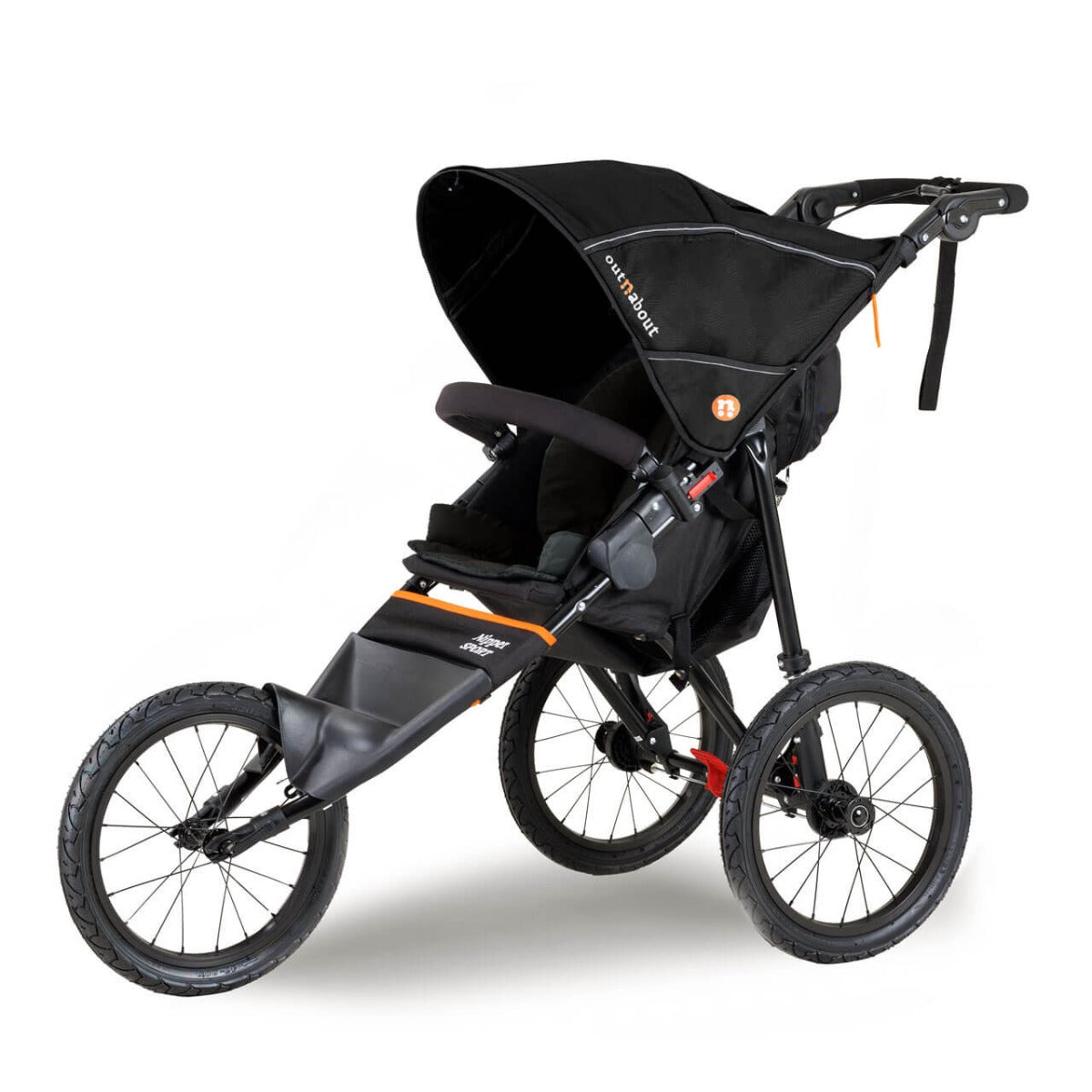 Out n About Nipper Sport V5 Single Pushchair - Summit Black
