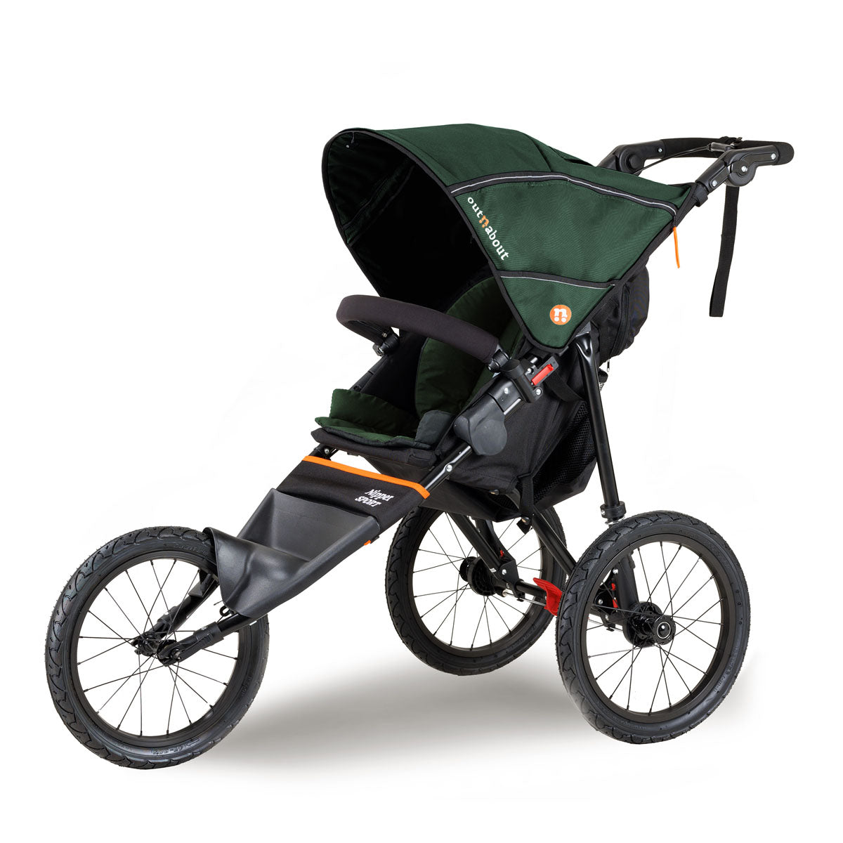 Out n About Nipper Sport V5 Single Pushchair - Sycamore Green
